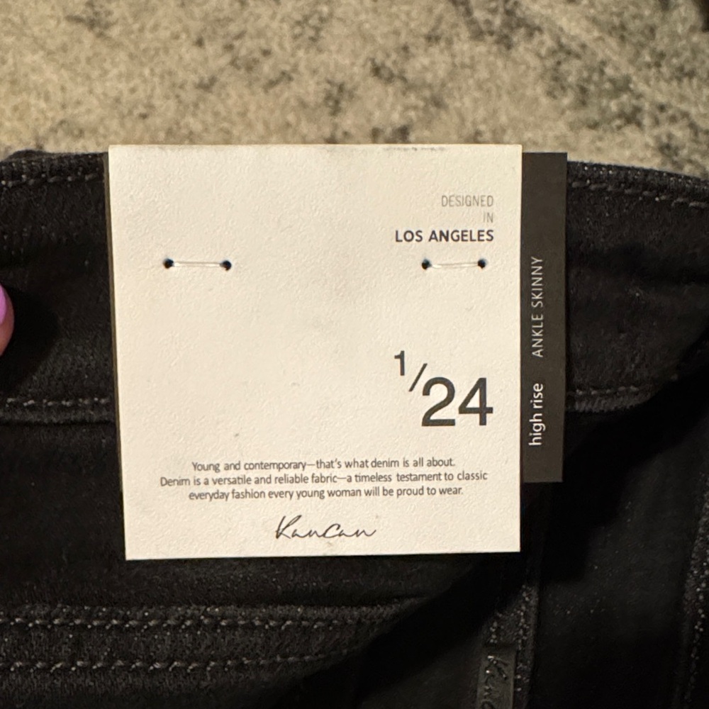 KanCan Charcoal Denim Jeans - Picture 4 of 4